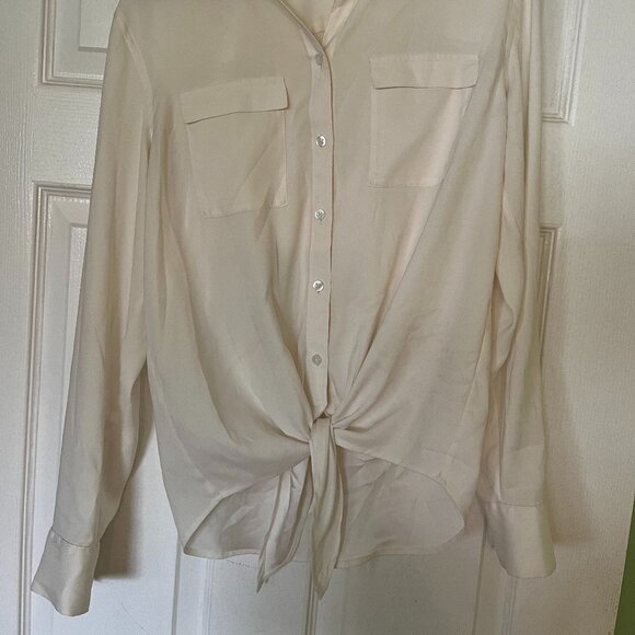 Ann Taylor Button Down Blouse - Picture 2 of 4